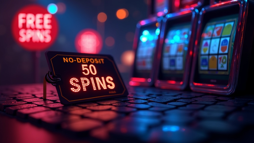 Rodadas grátis sem depósito num ambiente de casino escuro