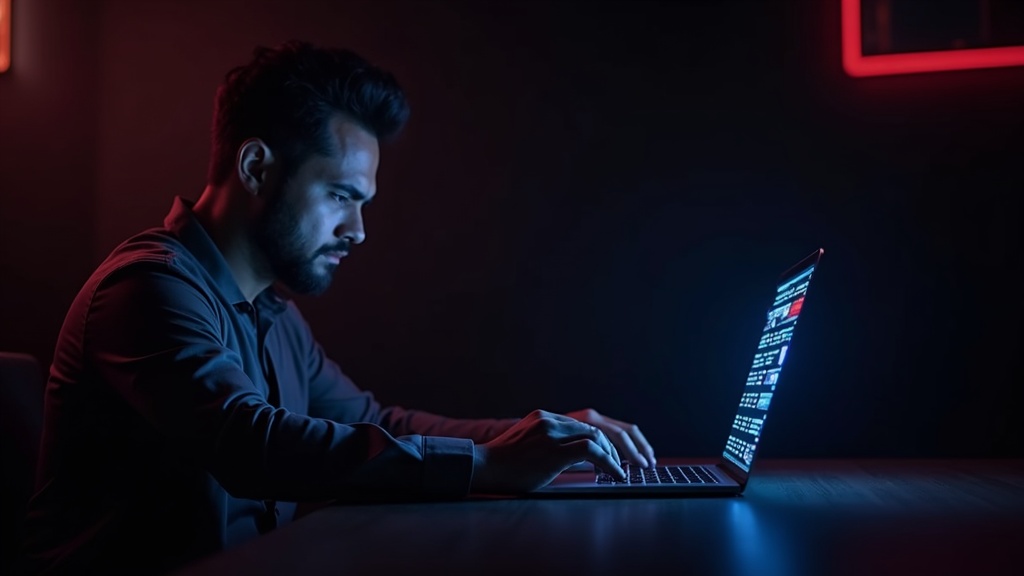 Utilizador a enfrentar um erro de login num portátil de casino